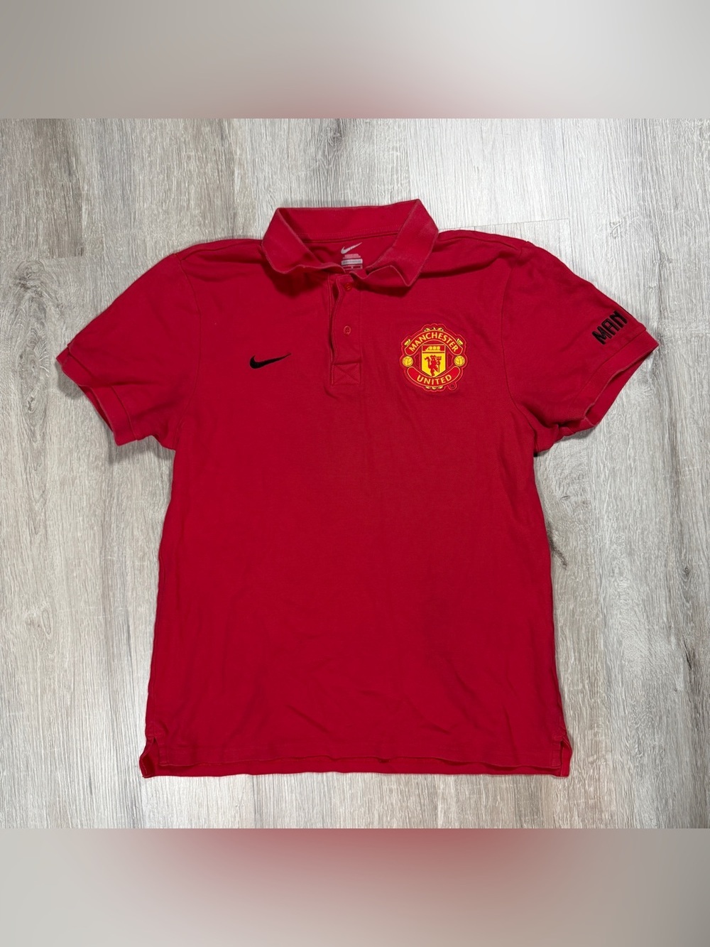 Nike Manchester United Polo Shirt Medium Blokecore